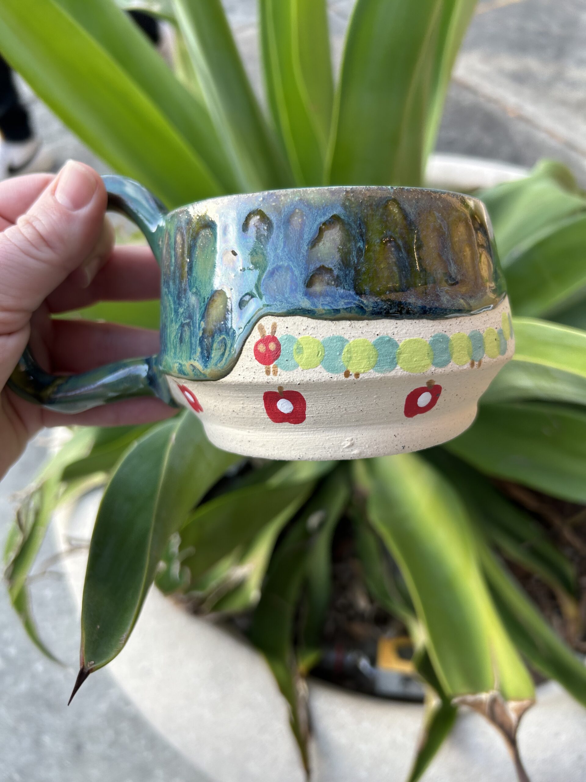 caterpillar mug